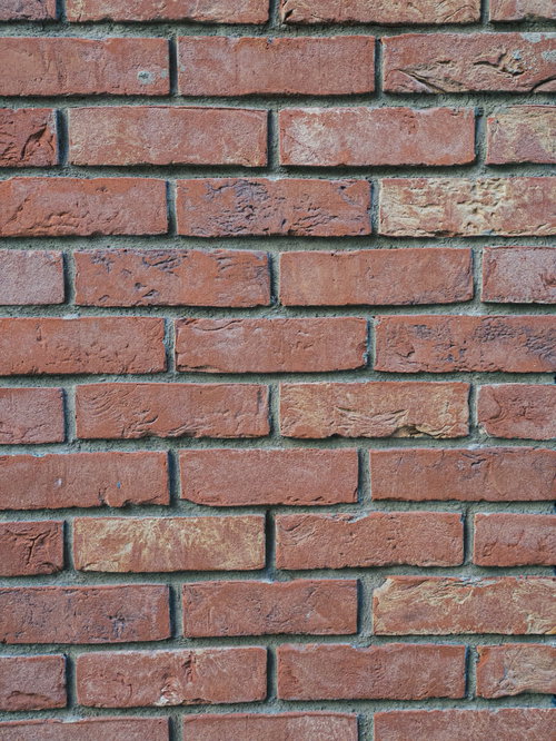 劣化したレンガの壁のテクスチャー