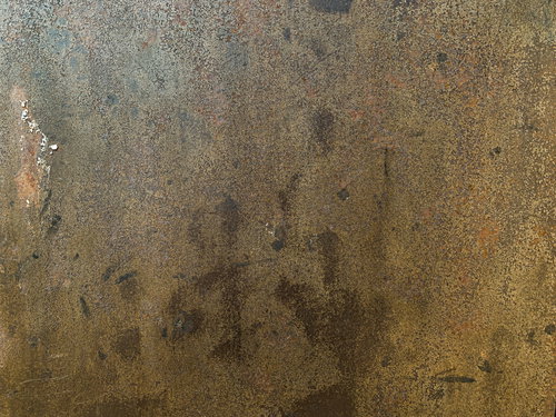 表面がボロボロに風化した鉄壁のテクスチャー