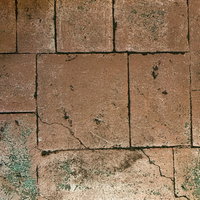 隙間無く並べられた大小のタイルブロック（テクスチャー）の写真