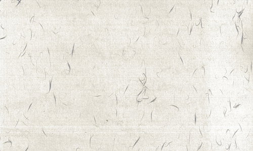 細かな繊維模様が入った淡いクリーム色の和紙