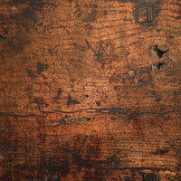 長年使い込まれた木目天板のテクスチャーの写真