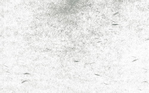 細かい繊維が散らばる白とグレーの和紙テクスチャー