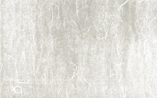 筋が浮かぶ和紙のテクスチャー素材 白とグレーの繊維