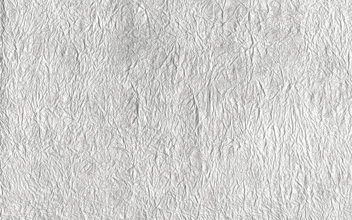 しわの溝が深い白い和紙のテクスチャー背景