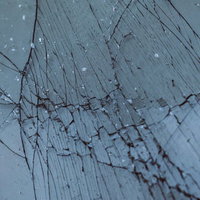 ヒビが入ったフィルムのクラックテクスチャーの写真