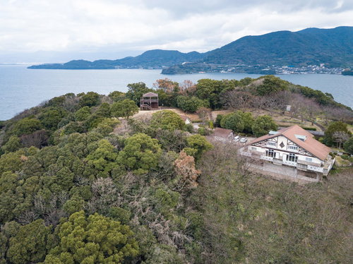 長崎時津町の山頂にある崎野自然公園の見晴台