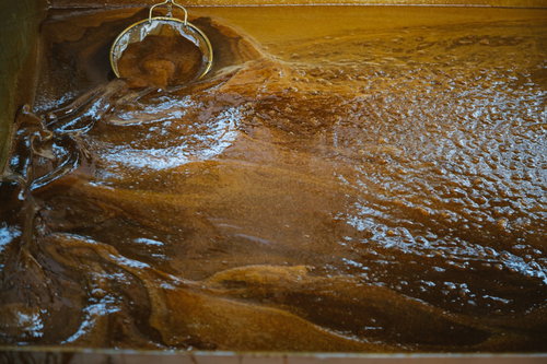 徳之島の緑の断崖と海岸線の眺め