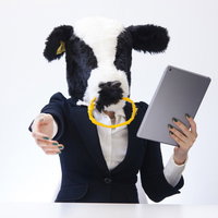 街中のアンケートに答えたら怪しい場所に連れて行かれたエト牛の写真