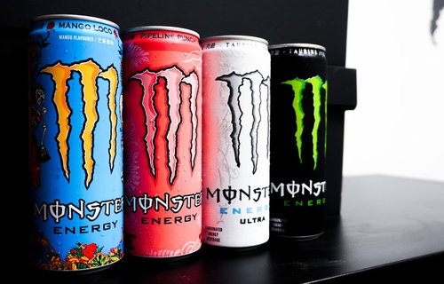 4種類のMonster Energyエナジードリンク