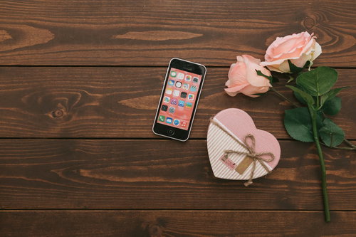 スマホを使って告白バレンタイン