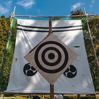 古殿八幡神社の流鏑馬で狙われる的 - 伝統武術の標的の写真