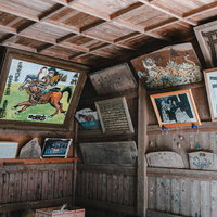 古殿八幡神社に奉納された物の写真