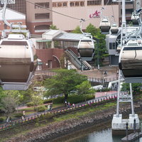 YOKOHAMA AIR CABINから見るワールドポータズの写真