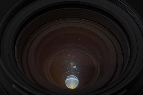 カメラレンズ内結露による水滴痕の発生状況