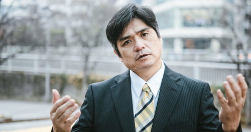 釣り上げたさかなの話が止まらない取引先の部長