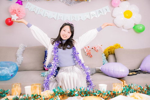 こちらバースデイパーティー会場です！