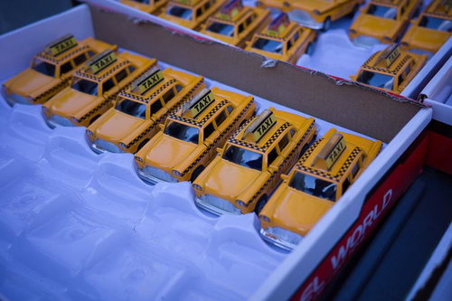 ニューヨークのタクシーをモチーフにしたミニカー