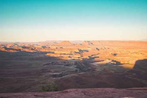 キャニオンランズ国立公園グランドビューからの雄大な大地の絶景