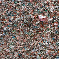 ユニークなガムウォールアートのテクスチャーと色彩の写真