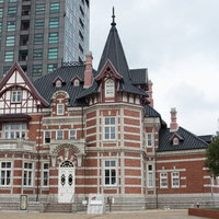 門司港レトロのオシャレな建物（国際友好記念図書館）の写真