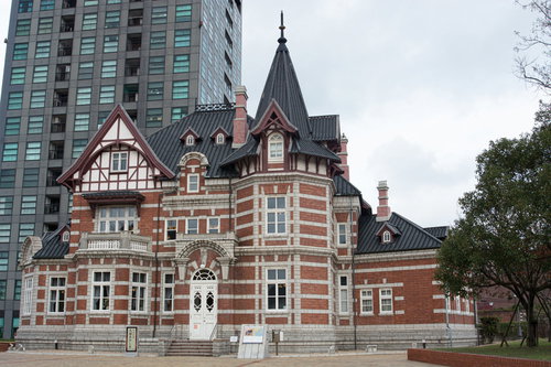 門司港レトロのオシャレな建物（国際友好記念図書館）
