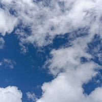 雲と青空の写真